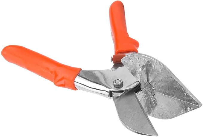 Garosa Miter Shear Multifunctional Trunking Trim Cutter 45 to 135° Angle Adjustable Quarter Round Cutting Tool Trunking Tube Trim Scissor for Angular Cutting Moulding Trim-DeskLoop Office