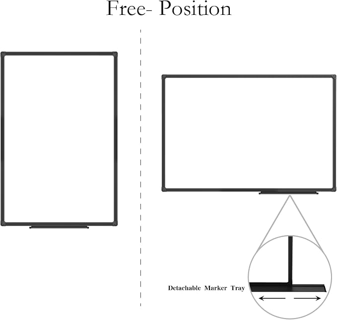 JILoffice Magnetic Whiteboard/White Board, Dry Erase Board 48 x 36 Inch - Image 3
