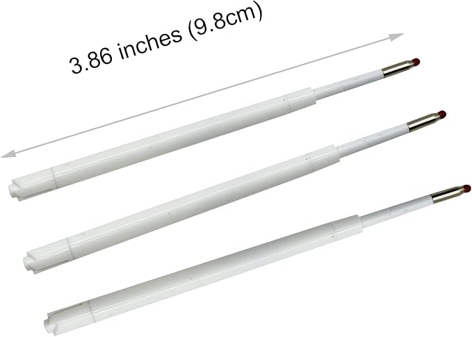 100 PCS Ballpoint Pen Refills Retractable Pen Refills 3.86" Black Ink - Image 3