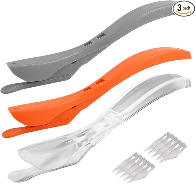 3PCS Wrapping Paper Cutter, Concealed Safety Sliding Cutter, Vinyl Gift Wrap by Unknown