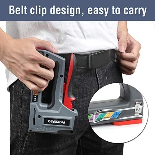 WORKPRO Staple Gun, Manual Brad Nailer - Image 5