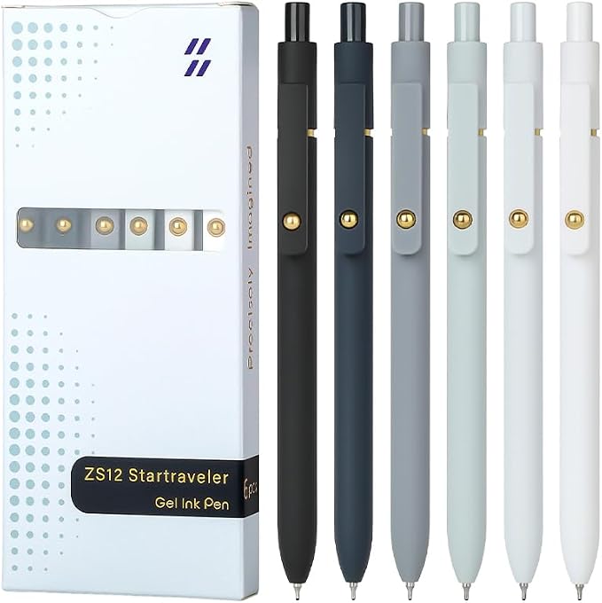 Ddaowanx Gel Pens, 0.7mm Quick Dry Fine Point Smooth Writing Pens, Cute Office by Ddaowanx