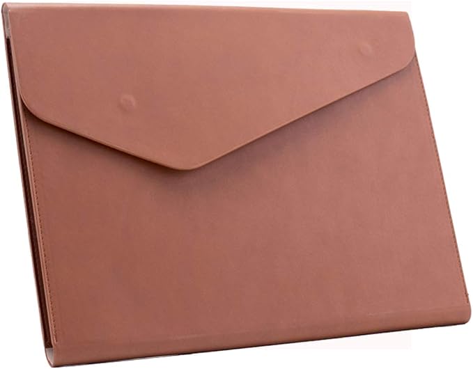 PU Leather A4 File Folder Document Holder Waterproof Portfolio Envelope Folder by enyuwlcm