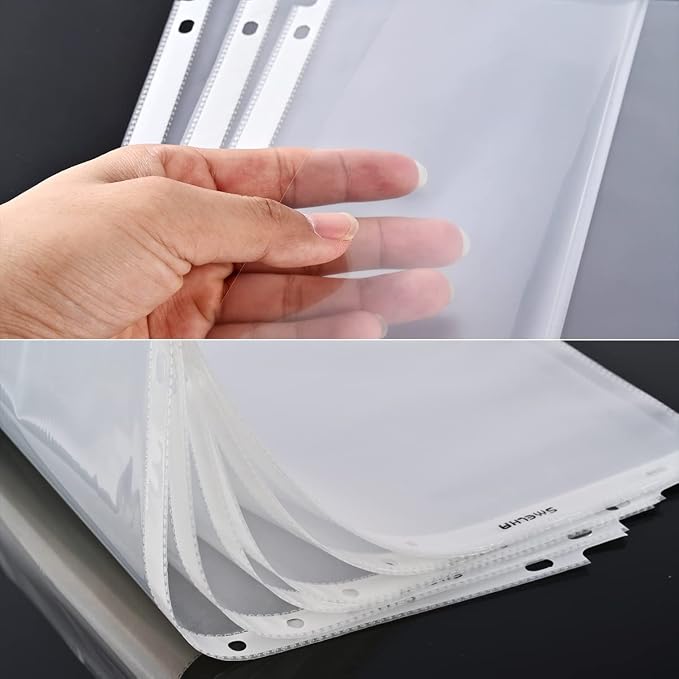 Sheet Protectors 100 Page, Page Protector 8.5" x 11" ，Upgraded Clear Plastic - Image 4