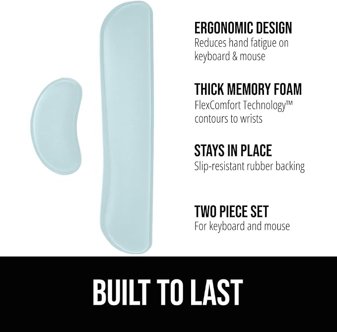 GORILLA GRIP Silky Gel Memory Foam Wrist Rest - Image 2