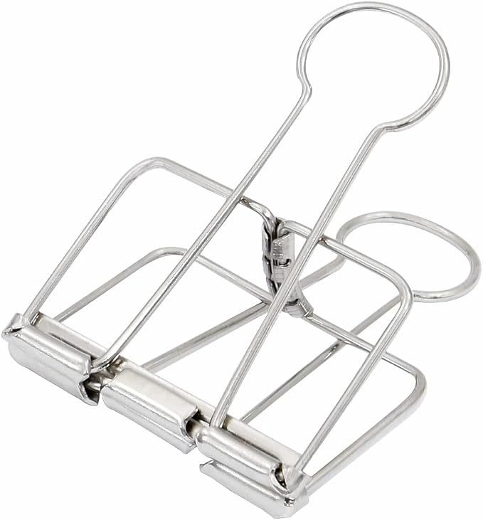 Extra Large Binder Clips 2 Inch, Big Paper Clamps Silver by zoohot