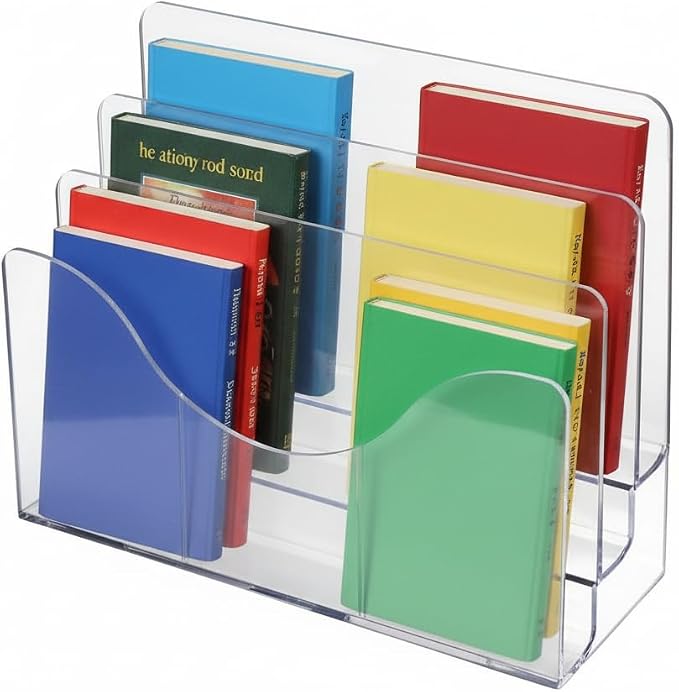 Azar Displays 250099 Three Tier File and Brochure Desktop Wall Organizer Holder - Image 9