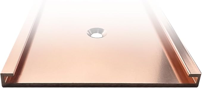 2“ × 8” Name Plate Wall Or Door Holder 5Pack Rose Gold - Image 3