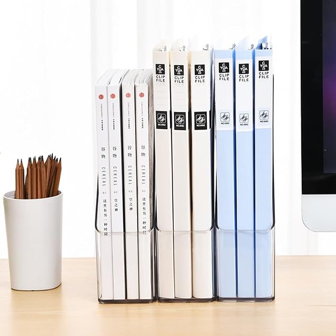 WRINGKIT 4 Pack Clear Magazine Holder, File Magazine Rack - Image 5