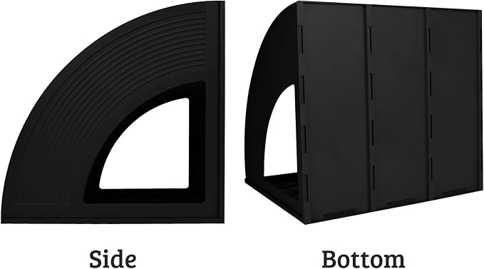 SAYEEC Magazine Holder Sturdy Binder Holder Desk File Sorter Plastic File - Image 5
