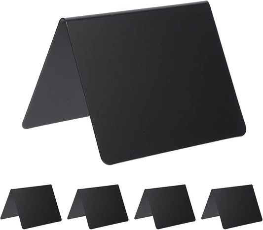 COHEALI 10pcs Mini Acrylic Desktop Message Blackboards Erasable Chalkboard Signs by COHEALI