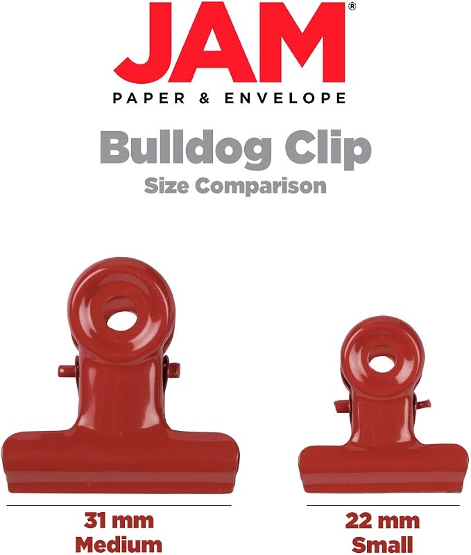 JAM PAPER Metal Bulldog Clips - Image 7