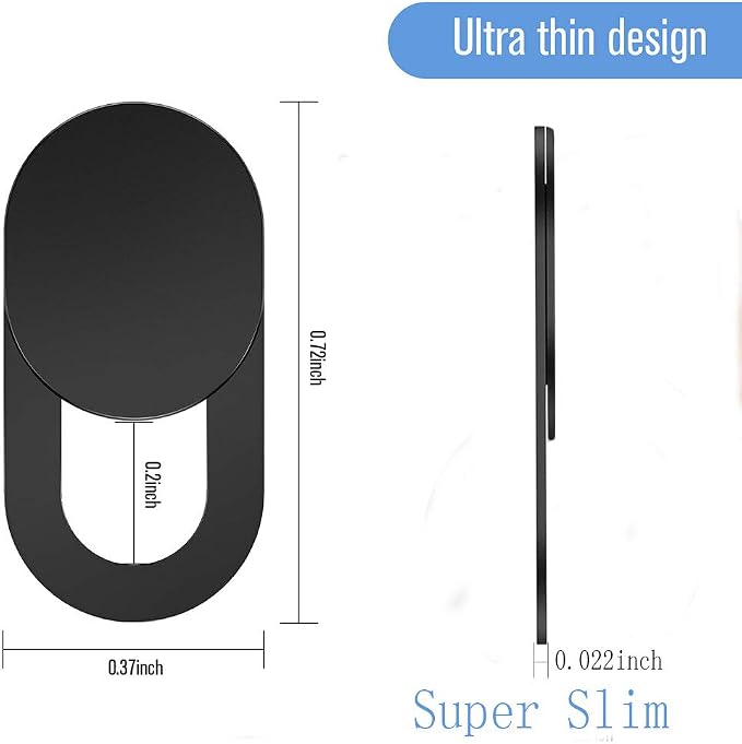 Webcam Cover Slide, Ultra-Thin Laptop Web Camera Cover Compatible - Image 2