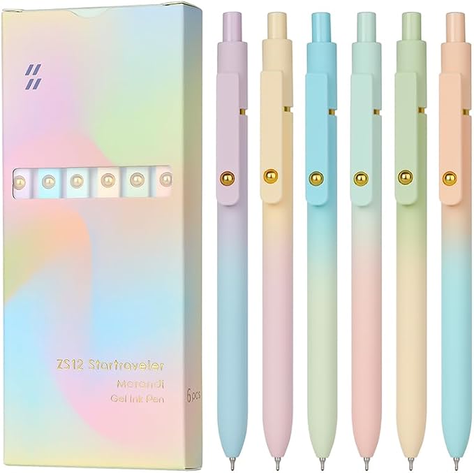 Ddaowanx Gel Pens, 0.7mm Quick Dry Fine Point Smooth Writing Pens, Cute Office by Ddaowanx