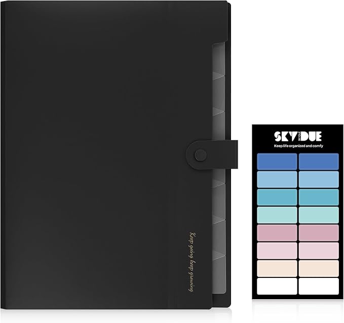 SKYDUE Accordion File Organizer, Expanding File Folder - Image 3