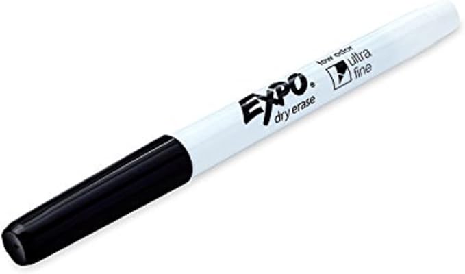 EXPO Low-Odor Dry Erase Markers, Ultra-Fine Tip - Image 3