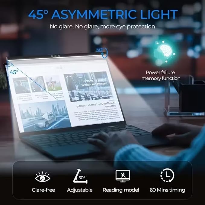 Monitor Light Bar, Computer Monitor Lamp, No Glare Eye-Care LED Screen Bar - Image 3