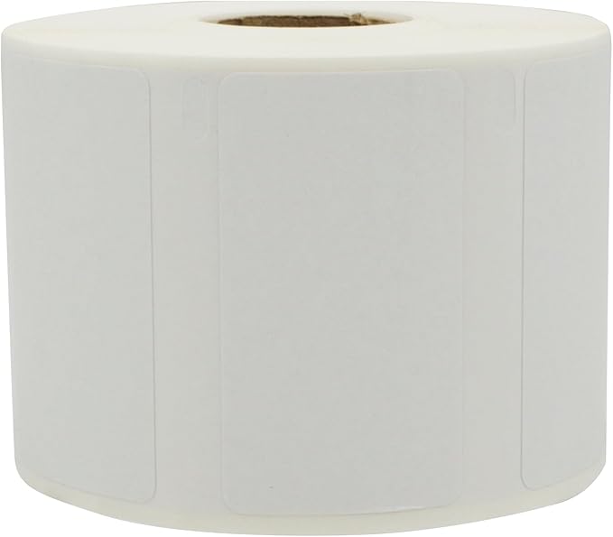 RGiNK for DYMO 550 Labels (30334 with RFID Chip) Multipurpose Barcode Labels (2-1/4" x 1-1/4"), Perforated, Compatible with DYMO Labelwriter 450 4XL 550&5XL 550 Turbo Printers [6 Rolls, 6000 Tags]-DeskLoop Office