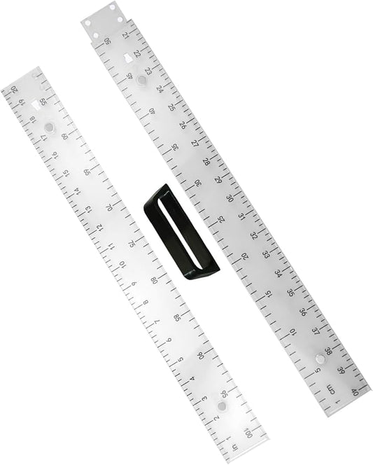 39in Clear Plastic Meter Stick by CAQ