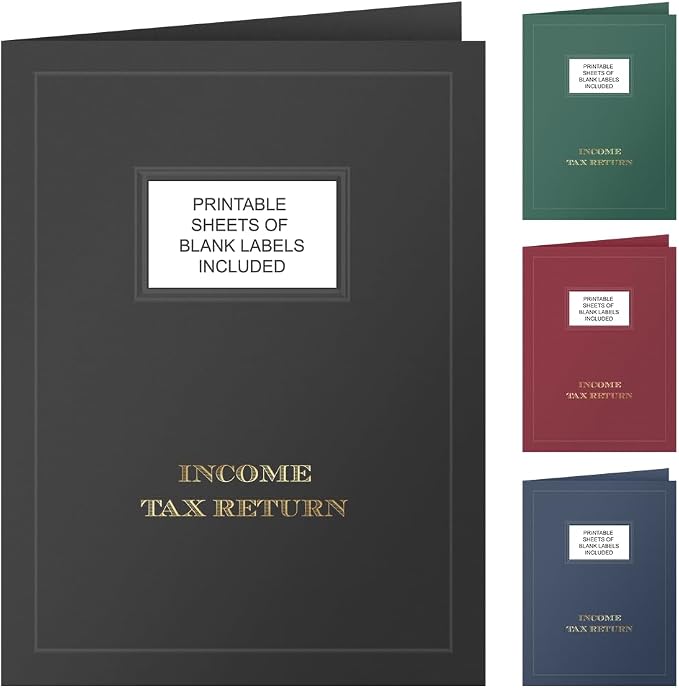 The Gallery Collection, Income Tax Return Pocket Folders, by TheGalleryCollection