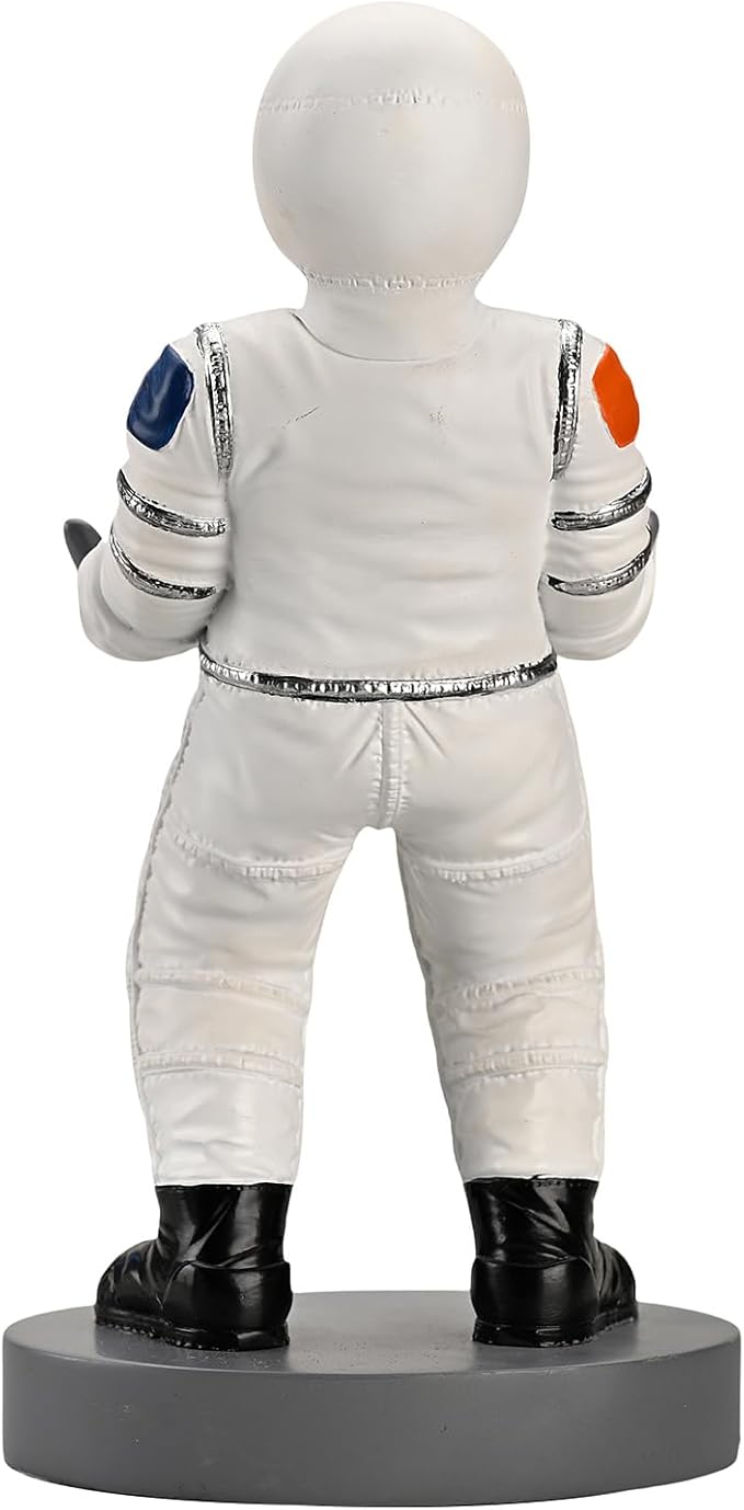 Astronaut Mobile Phone & Pen Holder, Device Stand, Desk Organizer Decorative Pencil Holder (White&Black)-DeskLoop Office