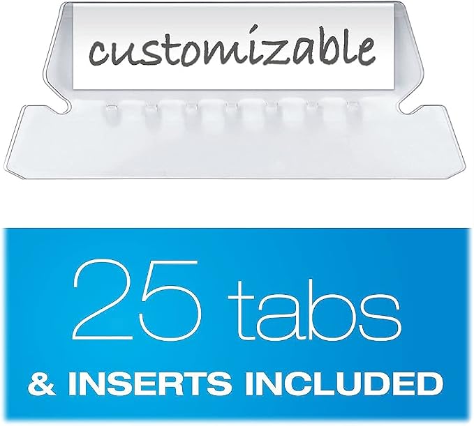 Pendaflex Hanging File Folders, Letter Size, 1/5-Cut Adjustable Tabs, 25 Per Box - Image 7