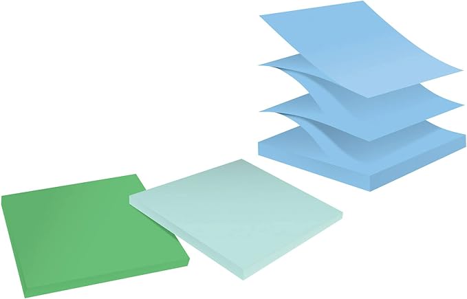 Post-it 100% Recycled Paper Super Sticky Pop-up Notes, 2X The Sticking Power - Image 10
