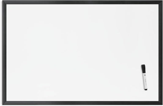 U Brands Magnetic Whiteboard 24" x 36", Wall Mounted White Board by UBrands