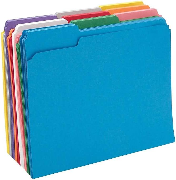 Staples Reinforced File Folders, Letter Size, 1/3‑Cut Tabs, Heavy‑Duty - Image 4