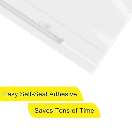 iMailer - 100 Count - 18" x 24" Clear Plastic Poly Bags - Image 4