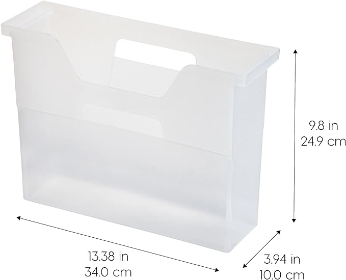 IRIS USA Small Portable Desktop File Box - Image 2