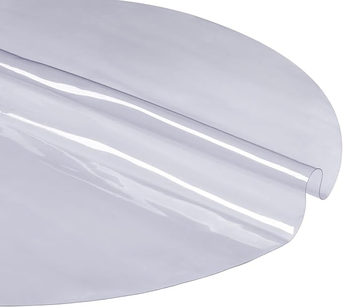 VEVOR Clear Table Cover Protector, 1.5 mm Thick Clear PVC Cover, Waterproof - Image 11