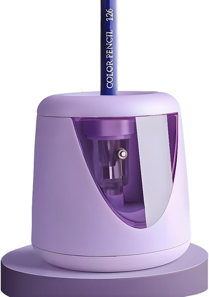 Electric Pencil Sharpener for Colored Pencils & No.2 by PROCRAAN