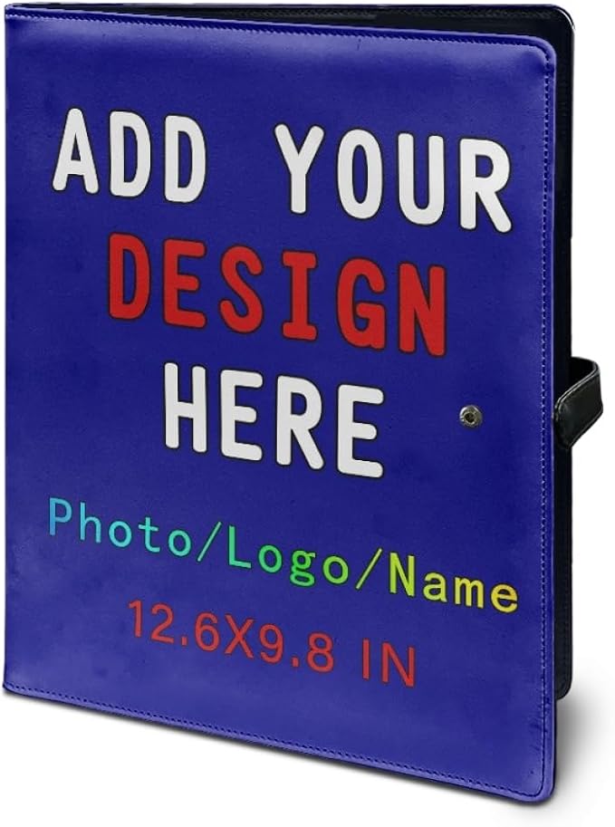 Personalized Padfolio with Logo Photo Name, Custom Business Portfolio Folder - Image 5