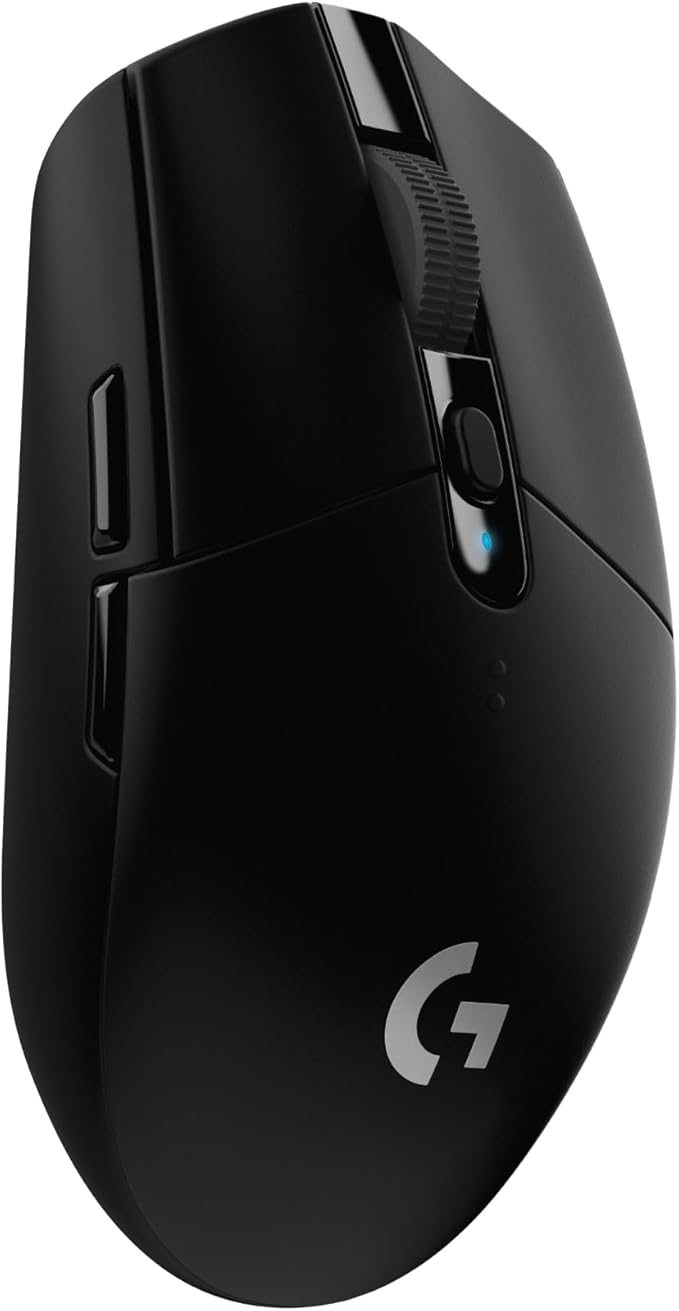 Logitech G305 LIGHTSPEED Wireless Gaming Mouse, Hero 12K Sensor, 12,000 DPI, Lightweight, 6 Programmable Buttons, 250h Battery Life, On-Board Memory, PC/Mac - Black-DeskLoop Office