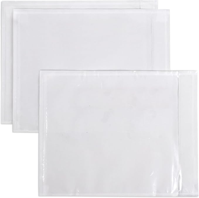 iMailer - 20 PCS 4.5"x5.5" Packing List Pouch- Clear Plastic Envelopes by iMailer