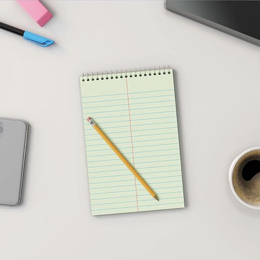 Steno Pads Notebooks, Top Bound Spiral Steno Book - Image 5