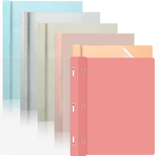 6 PCS Retro Plastic Report Covers by gisgfim
