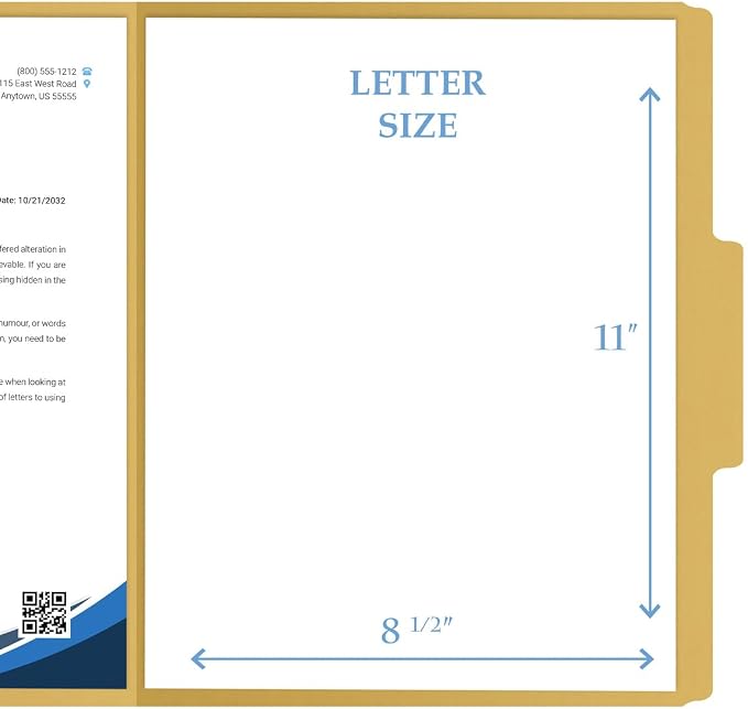 Ecom Folders Top Tab File Folders | Letter Size 11 Pt Stock - Image 6