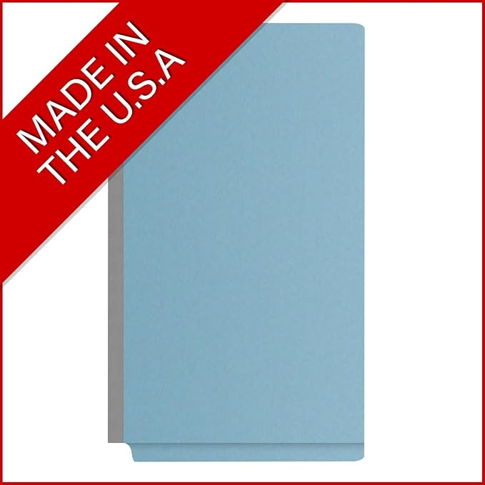 Ecom Folders End Tab Pressboard Classification Folders | Legal Size 25 Pt Stock - Image 5