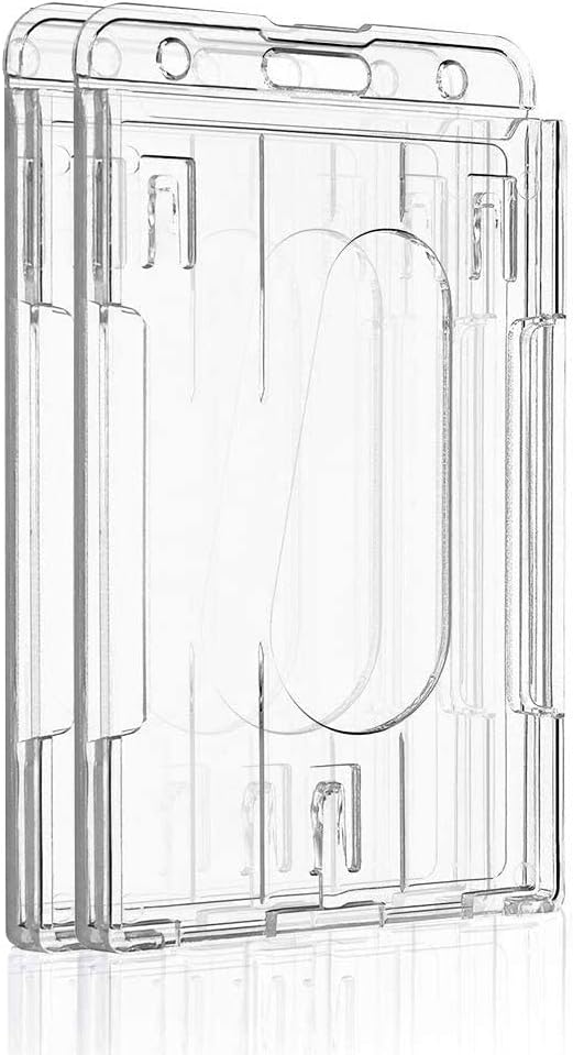 Pawfly 2 Pack Vertical 2-Card Badge Holders by Pawfly