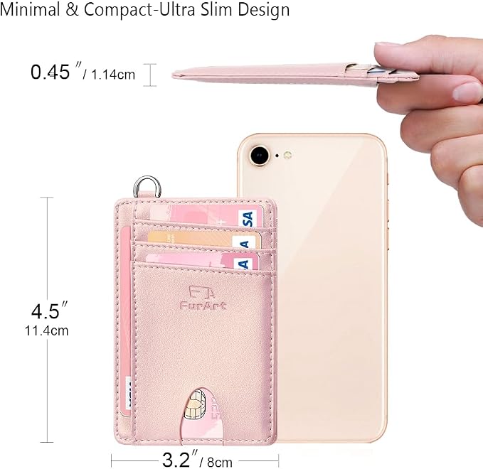 FurArt Slim Minimalist Wallet RFID Credit Card Holder - Image 7