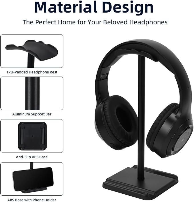 Headphone Stand, Headset Holder - Image 3