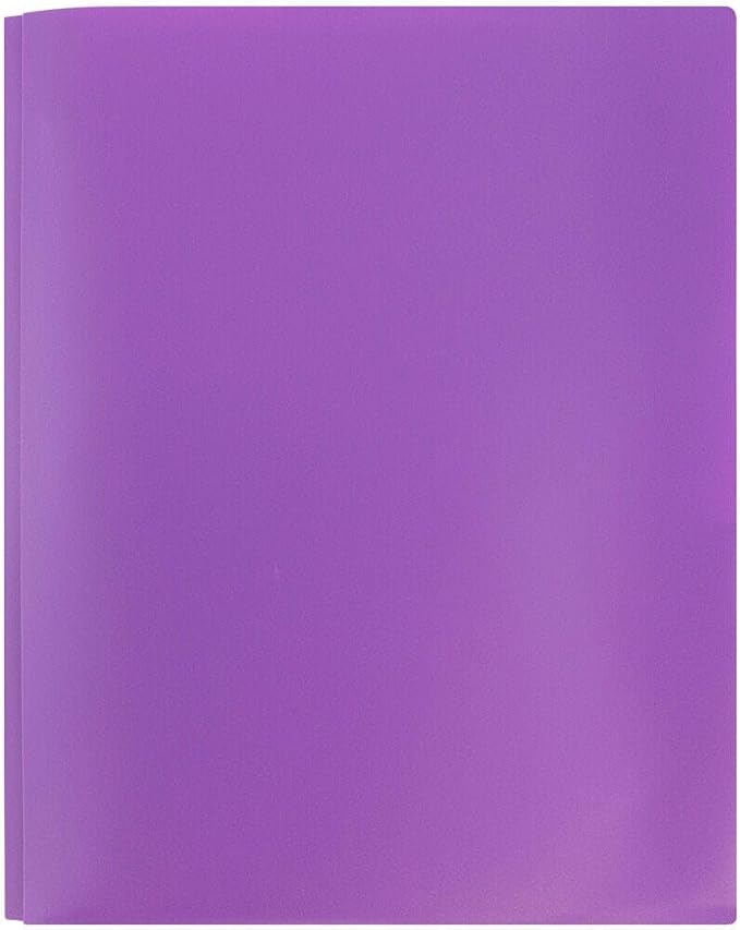 JAM PAPER Plastic 2 Pocket POP Folders - Image 4