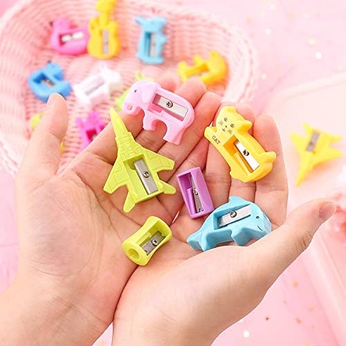 50 Pcs Pencil Sharpeners Bulk Cartoon Animal Shaped Small Pencil Sharpeners - Image 8