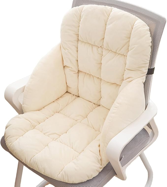 LYFJMUS High Back Office Chair Cushion Soft Desk Chair Pad by Unknown