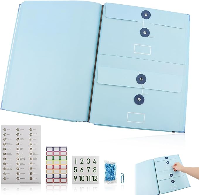 Important Document Organizer, Folio Folders - Image 3