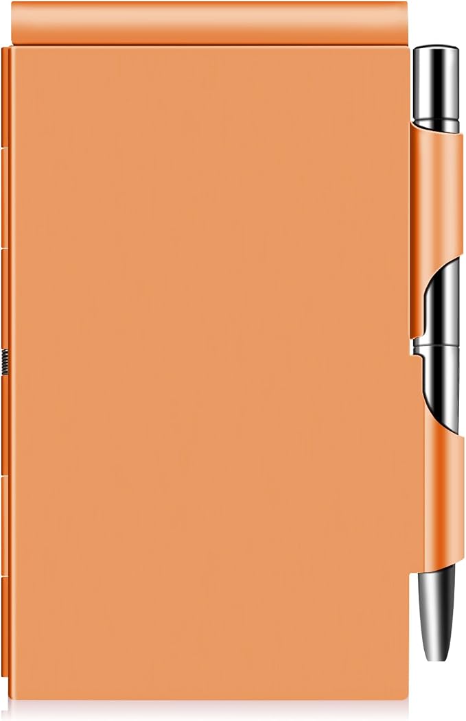 amassan Metal Small Notebook, Mini Notepad, Small Pocket Notepad Aluminum Note by AMASSAN