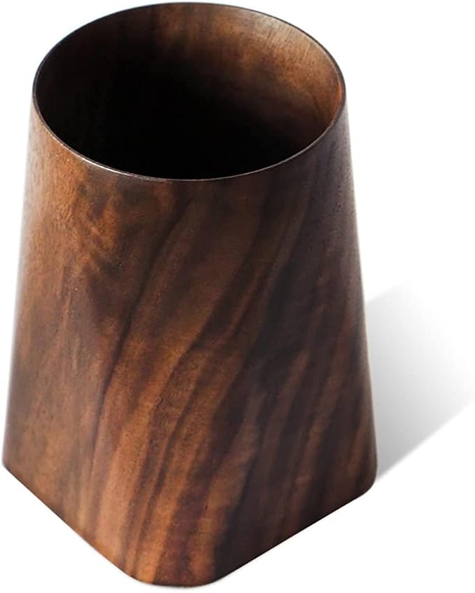 Durable Whole Piece Black Walnut Pencil Wood Pen Holder Wooden Desktop Pencil by YRDGRG