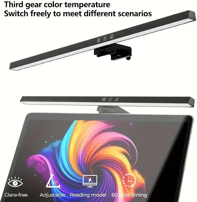 Monitor Light Bar, Computer Monitor Lamp, No Glare Eye-Care LED Screen Bar - Image 7